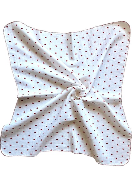 Minika Çok Amaçlı Müslin Küçük Kalp 80 x 90 cm Yenidoğan Örtü Bez fırsatları