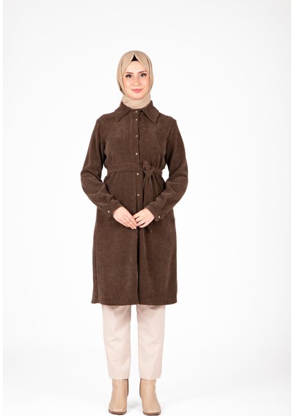 Kadife Kahve Kap 9506