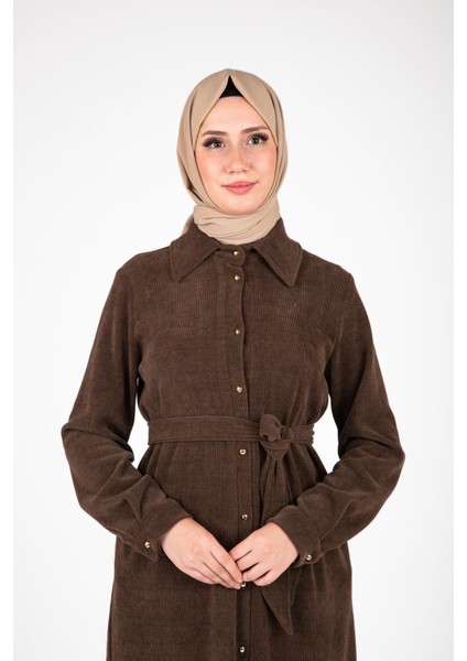 Kadife Kahve Kap 9506