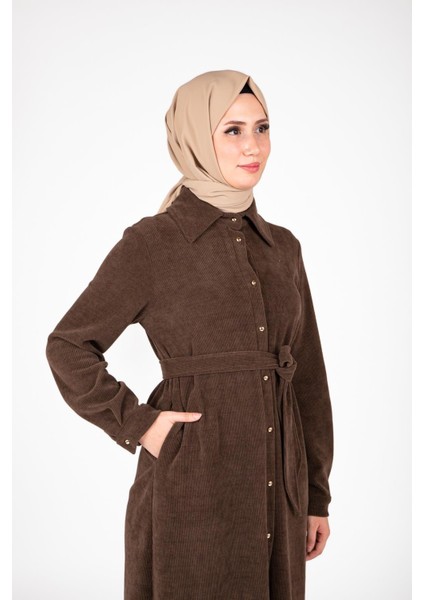 Kadife Kahve Kap 9506