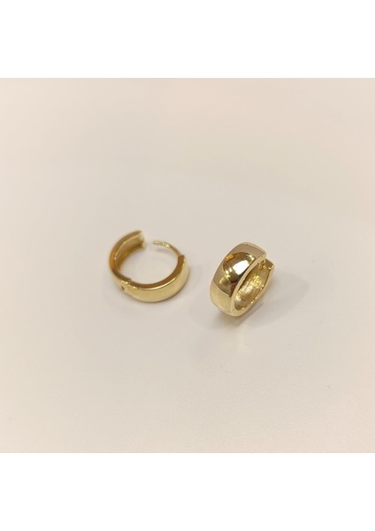 15MM Klasik Halka Küpe 14 Ayar Altın Hd Videolu fırsatları