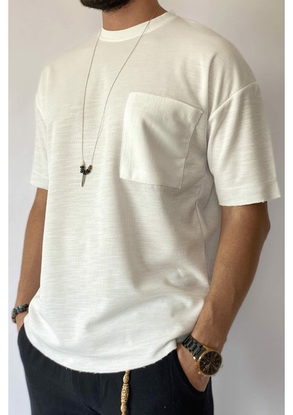 Yazlık Keten Erkek Tişört