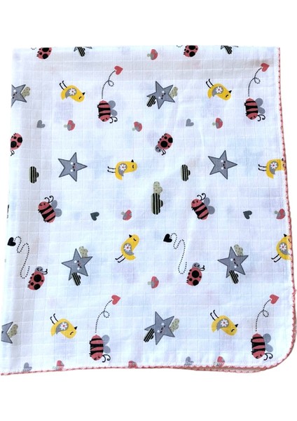 Minika Çok Amaçlı Müslin Örtü Denizci 80 x 90 cm Yenidoğan Örtü Bez modelleri