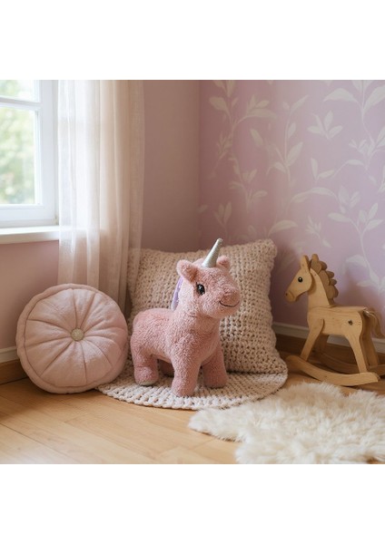 Pembe Unicorn 40 cm Peluş Oyuncak
