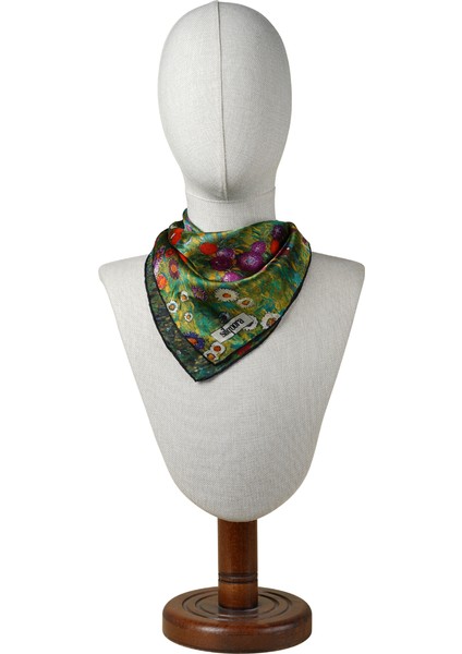 Ipek Bandana Fular - Gustav Klimt (Yaz Bahçesi) fiyatları