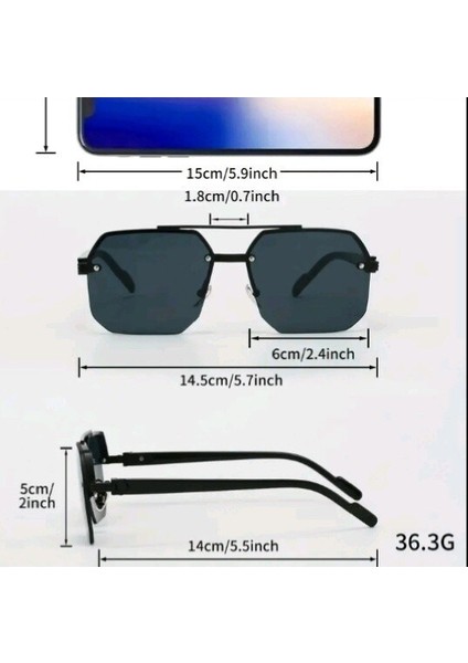 piratikcozumshop çift köprü retro gözlük unisex Parlak altın çerçeve v modelleri