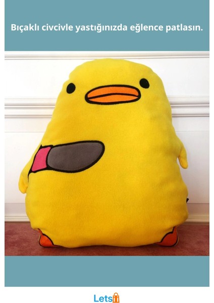 Esprili Belalı Civciv Yastık 40CM Dekoratif Hediyelik fiyatları