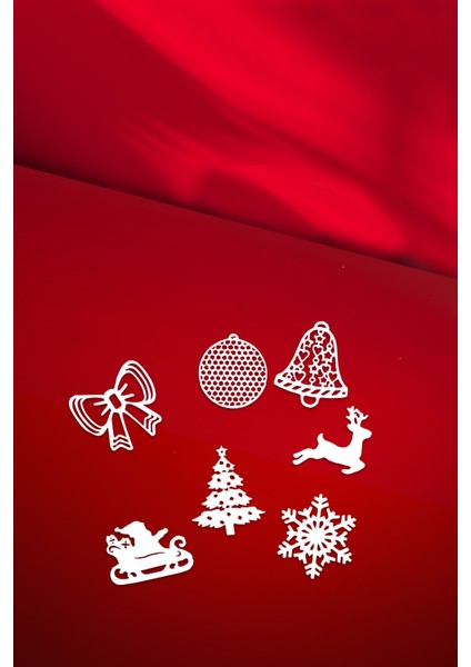 Yılbaşı Çam Ağacı Süsü Beyaz Renk Ağaç Süs Dekoru fiyatları