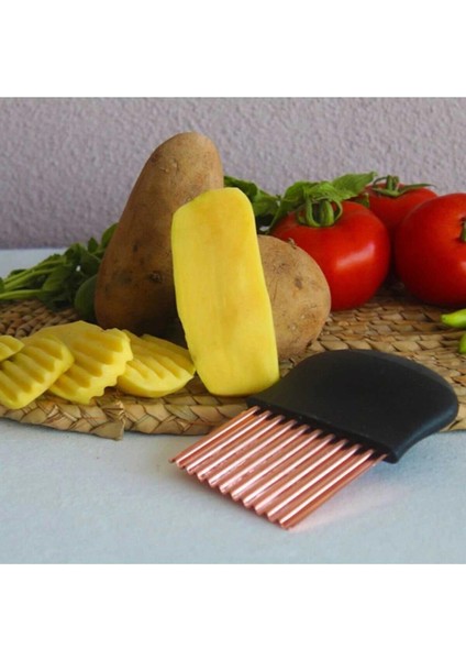 Pratik Cips Chopper Şekilli Sebze Meyve ve Gıda Dilimleyici indirimleri