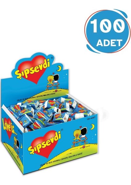 Çilek & Muz Aromalı Sakız 100 x 4,2g