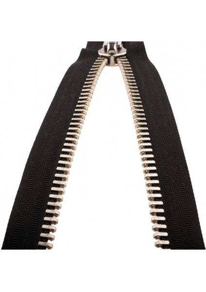 Demir Dişli Çanta Fermuarı en 3 cm Siyah