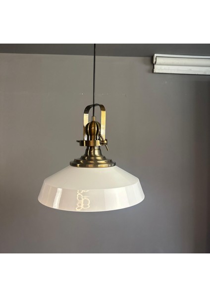 Lema Beyaz Tekli Avize Eskitme Başlık Sarkıt Lamba Restoran Cafe Salon Avizeleri modelleri