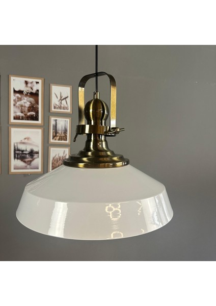 Lema Beyaz Tekli Avize Eskitme Başlık Sarkıt Lamba Restoran Cafe Salon Avizeleri fırsatları