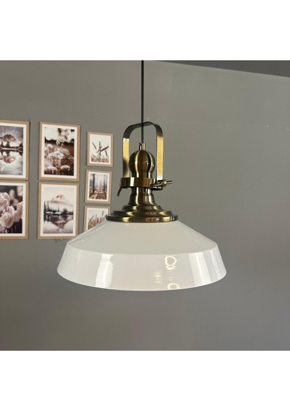 Lema Beyaz Tekli Avize Eskitme Başlık Sarkıt Lamba Restoran Cafe Salon Avizeleri indirimleri