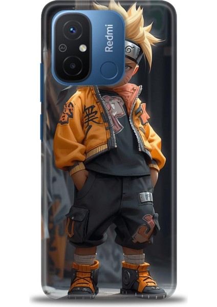 Xiaomi Redmi 12C Kılıf Hd Baskılı Kılıf + 9h Nano Tam Kaplayan Ekran Koruyucu 253