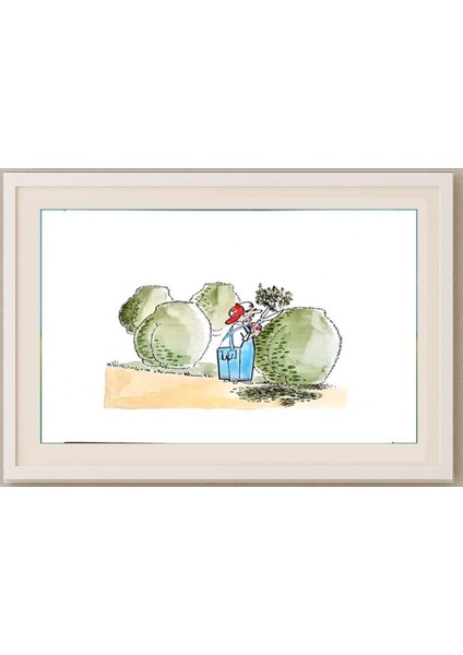 Milan Litovsky 29X21CM Orijinal Karikatür Tablo fırsatları