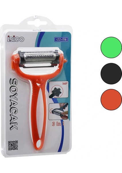 3IN1 METAL SOYACAK PLASTİK SAPLI (4887)