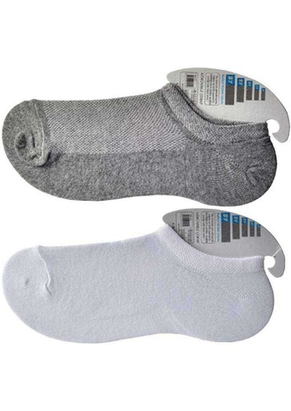 Gri ve Beyaz Erkek Görünmez Çorap 9 çift indirimleri