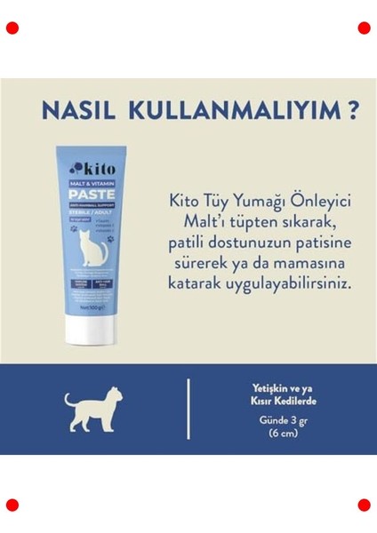 Kedi Tüy Yumağı ve Bağışıklık Destekleyici Malt Macun 100G fiyatları