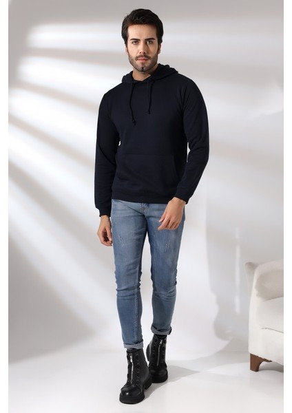 Unisex Sweatshirt Kapüşonlu Şardonlu fiyatları