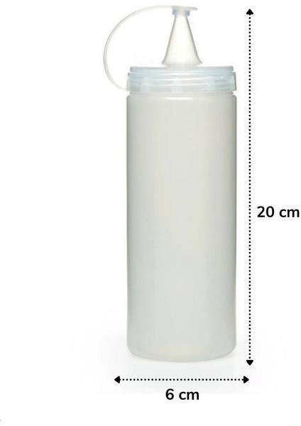 Şeffaf Kapaklı Sızdırmaz Yağlık Sosluk Şişesi Plastik Yağdanlık 400 Ml. AP-9028 (4887) fırsatları