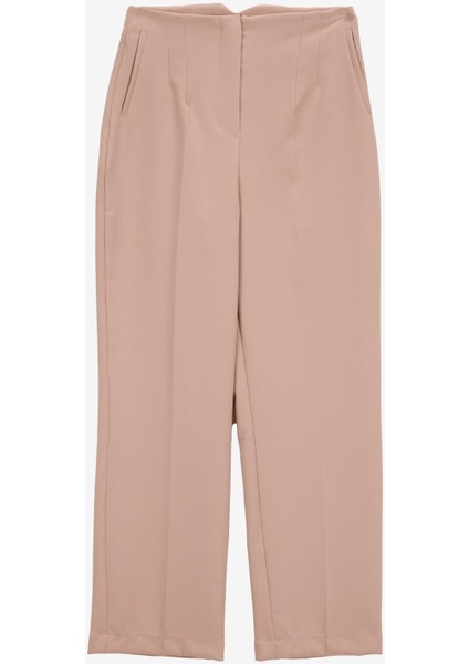 Normal Bel Regular Fit Bej Kadın Pantolon F5WL-PNT0397 modelleri