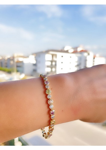 Kadın Xuping Çelik Bileklik