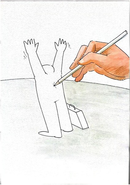 Padurean Florin Aron 29X21CM Orijinal Karikatür Tablo modelleri