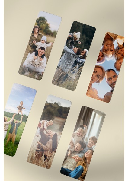 Kişiselleştirilebilir Kitap Ayracı 6'lı Set