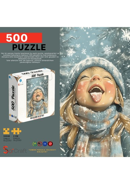500 Parça Puzzle Masumiyetin Kış Hali