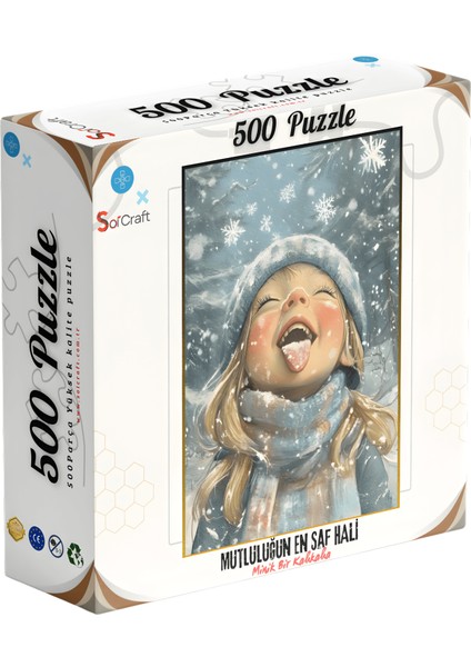 500 Parça Puzzle Masumiyetin Kış Hali fiyatları
