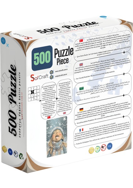 500 Parça Puzzle Masumiyetin Kış Hali modelleri