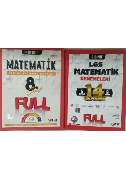 Full Matematik Yayınları 8. Sınıf Matematik Soru Bankası+Deneme