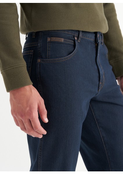 Normal Bel Straight Siyah Erkek Denim Pantolon W12100020001 Siyah Denim Pantolon fırsatları