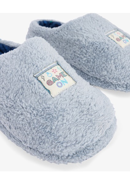 Gri Erkek Game On Baskılı Ev Terliği modelleri