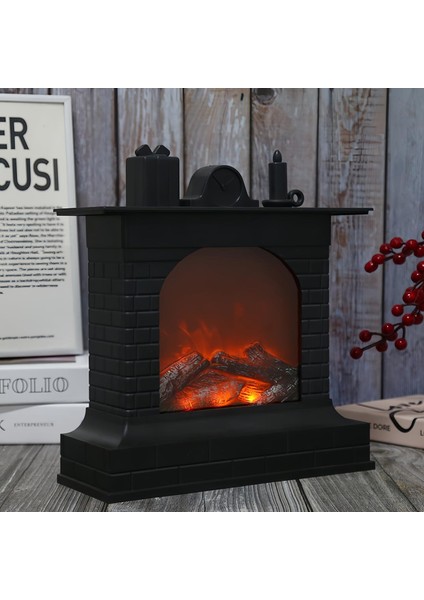 Dekoratif LED Işıklı Şömine (Usbli) modelleri