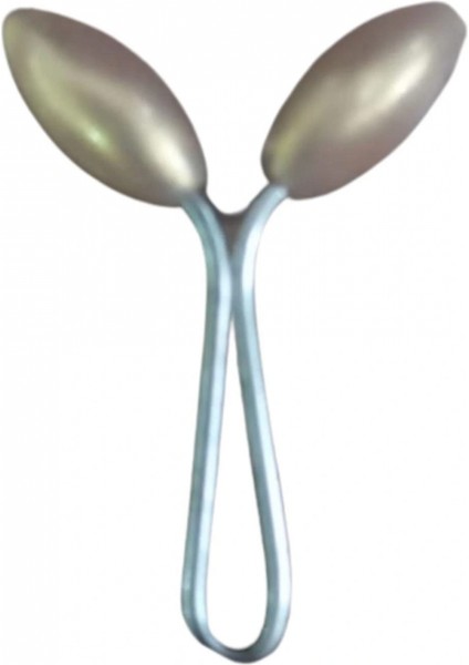 Eşarp Klipsi Başak Model Krem 1 Adet