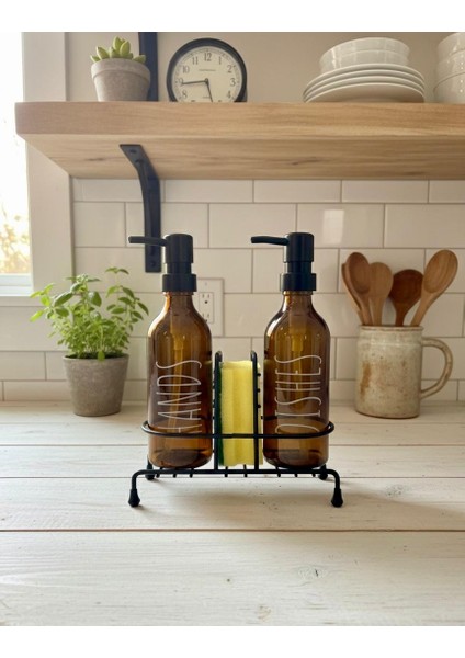 330 ml Metal Standlı Sıvı Sabunluk & Deterjanlık - Tezgah Üstü Banyo, Mutfak, Lavabo indirimleri