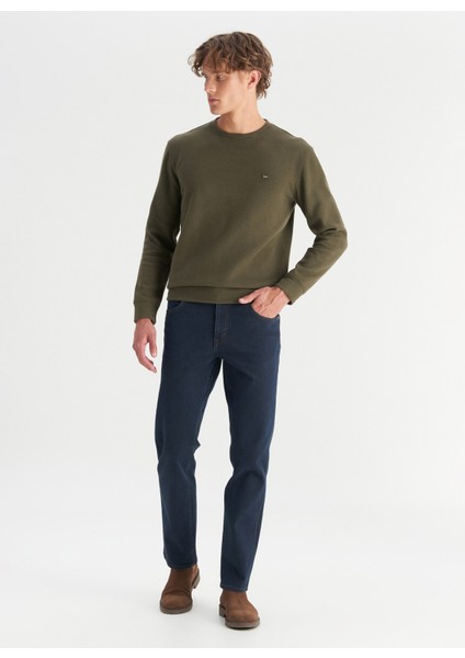 Normal Bel Straight Siyah Erkek Denim Pantolon W12100020001 Siyah Denim Pantolon modelleri