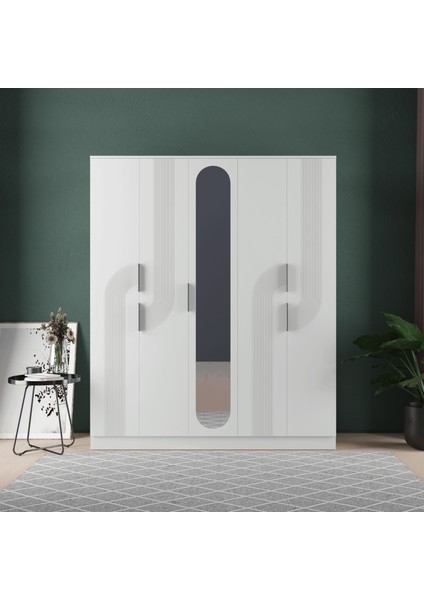 Ekin 5 Kapaklı Eko Gardırop - Mdf Kapak fiyatları