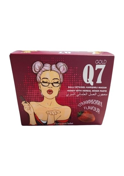 Gold 07 Bitkisel Çilekli Mixed Paste 12 Şaset