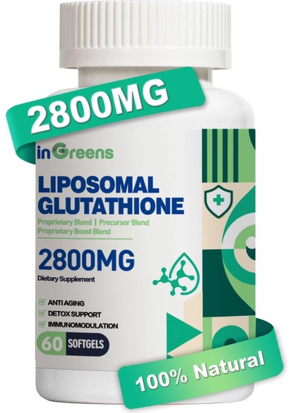 Liposomal Glutathione 2800 Mg 60 Softgels