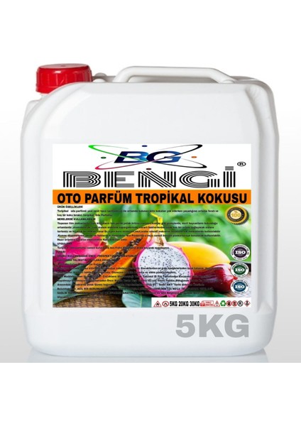 Oto Parfüm Tropikal Kokulu 5 kg