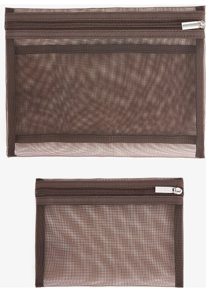 Koyu Kahverengi Emma Makyaj Çantası