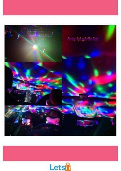 USB Girişli Sese Duyarlı Renkli Disko Topu modelleri