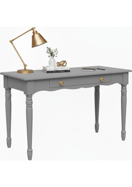 100 cm Masif Gri Tornalı Çalışma Masası fiyatları