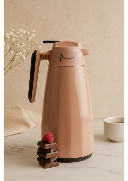 PNG-7002 1.5 Litre Cam Termos | 12 Saat Sıcak 24 Saat Soğuk | BPA Free | Sağlıklı Kullanım