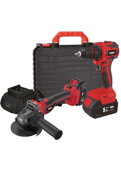 Atbl 21 2'li Kömürsüz Set Akülü Matkap + Taşlama - A0104099 fiyatları