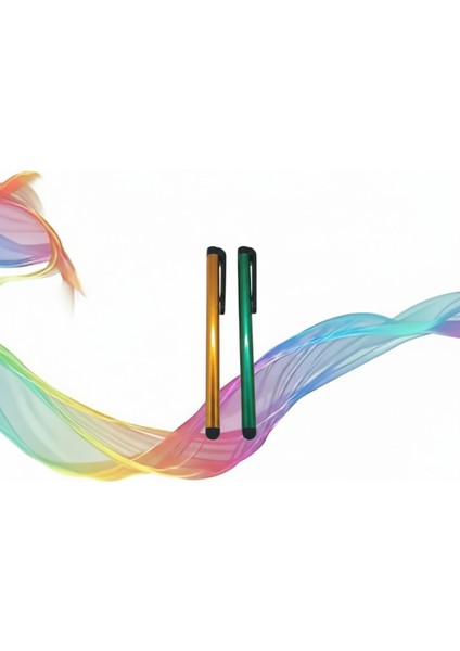 Akıllı Telefonlar, Tabletler ve Dizüstü Bilgisayarlarla Uyumlu Dokunmatik Kalem 2 Adet