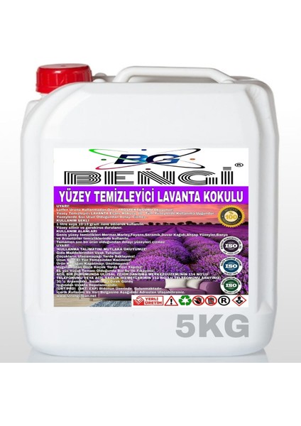 Yüzey Temizleyici Lavanta 5kg